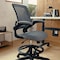 Flash Furniture Drafting Chair Dark Gray Mesh Drafting Chair, Mesh, Dark Gray BL-ZP-8805D-DKGY-GG - alternate 7
